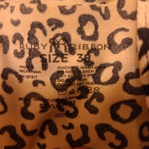 Ruby Ribbon original cami leopard size 38